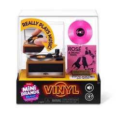 ZURU MINI BRANDS VINYL Mini Record Player Really Works Rose Bruno Mars APT Album