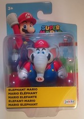 Super Mario World Elephant Mario 2.5 Inch Figure New in Pack In Stock