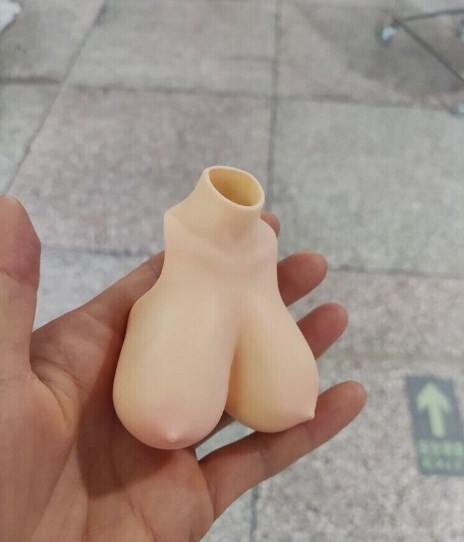 1:6 Pale Skin Big Breast Bust Kits Cover Fit 12” Female PH TBL Figure Body Toy
