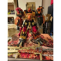 JINBAO Bruticus Warbotron & PREDAKING Feral Rex Oversized Action Figure Gift New