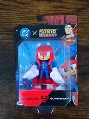 3-PK SONIC Hedgehog DC Comics 2.5″ Eggman Lex Knuckles Superman Silver Lantern