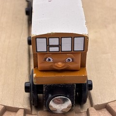 Thomas the Train Catherine Tank Engine Wooden Railway & Tender VTG 1999 Allcroft