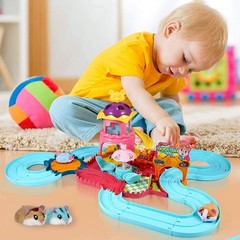 Hamster Track Toys for 5 Years Old Girl Gift,Pets Set Toys for 3 4 5 6 7 Year…