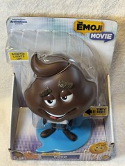 Poop Poseable Light Up Figure From The Emoji Movie- New- Bowtie Lights Up