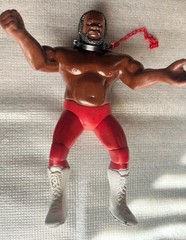 WWF WWE LJN WRESTLING SUPERSTARS LOT CASE 18 FIGURES & ACCESSORIES HULK HOGAN