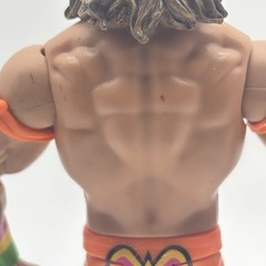 WWE Mattel Basic Series 2 The Ultimate Warrior Action Figure Orange Trunks 2011
