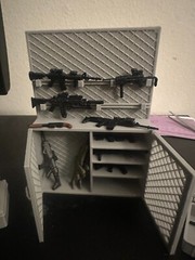 Action Figure Weapons Armory Fully Functional Doors, Choose from Multiple Scales