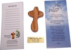 50 Small Pocket Holding Comfort Crosses, Hand Crosses (2.5 x 1.35 Inches, 50)