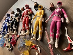 Hasbro Mighty Morphin’ Power Rangers Lightning Collection Loose Lot x5 MMPR OG