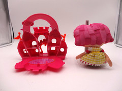 Lalaloopsy Tinies Sew Royal Castle Rainbow Cinder Slippers Doll Mini Cinder Clot