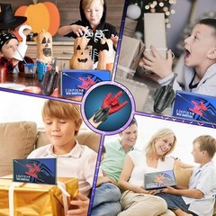 Spider Web Shooter with LED Light – 3.0 Spider Web Launcher Toy, Cool Gadget Web