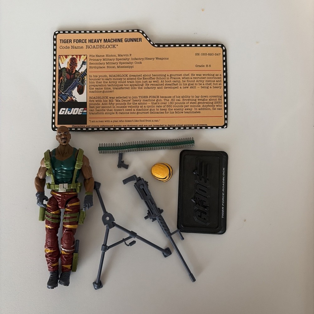 GI Joe Collectors Club FSS 6-13 Roadblock Tiger Force