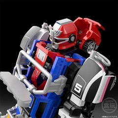 PreOrder Bandai SMP Gekisou Gattai RV Robo Power Rangers Turbo Megazord ship Jul