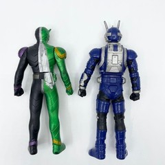 Kamen Rider Sofubi Figure Set 10pc Vintage Collectible Large 11cm 13cm