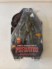 NECA Predator Jungle Disguise Dutch Action Figure Rare Item