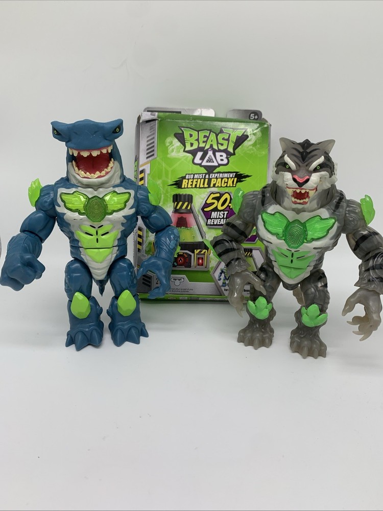 Beast Lab Bio Mist & Experiment Refill Pack 50+ Mist With Working Tiger & Shark