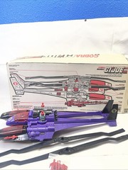 1987 G.I. Joe COBRA MAMBA Helicopter Near COMPLETE w/ Box. Free Shipping!!