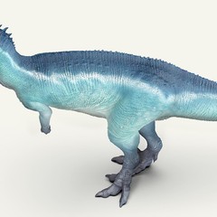 RECUR 1/48 Dilophosaurus Figure PVC Dinosaur Decor Animal Model Adult Gift Toys