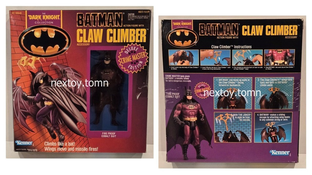 CLAW CLIMBER BATMAN Dark Knight 1991 Deluxe Edition MINT SEALED (Kenner Employee