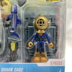Devseries Shark Bite 2 Shark Cage Toy + Virtual Item Code – New