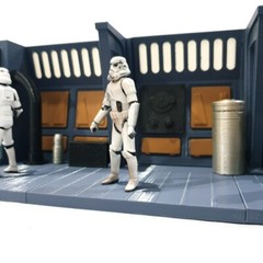 Endor Bunker Interior Diorama 1 for 3.75 in (1:18) Figure