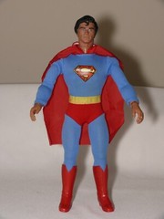 VINTAGE SUPERMAN / BATMAN / ROBIN 12″ TALL ACTION FIGURES – INTACT & COMPLETE