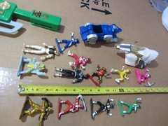 Bandai Power Rangers figures lot 1993 red blue green yellow white black +