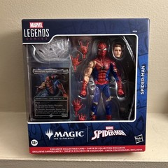 Marvel Legends Magic the Gathering Battle Damaged Spider-Man Figure with Card B
