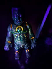 Restore Ofudo San Samurai Sofubi Custom Truslithers UV Reactive Hand Painted