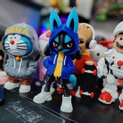 Lucario Urban Vibes – Fan Art 3D Printed Collectible