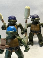 TMNT Toddler Turtle 3inch Action Figure Lot Of 6 Ninja Turtles
