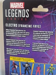 Marvel Legends Electro Francine Frye 6″ Figure – NR NEW Spider-Man HASBRO 2025