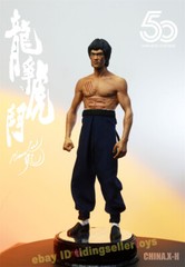CHINA.X-H Enter The Dragon Kung Fu Master Lee 1/6 Resin 50th Tribute Statue