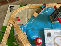 Learning Curve Wooden Thomas Train Down By The Docks Set! VGUC! Extras
