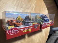 Disney Pixar Cars Disney Store Light Up Wingo DJ, Snot Rod & Boost neon Lights!!