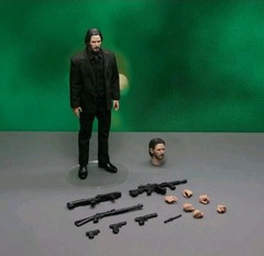 Manipple 1/12 Scale Mr. Wick Cloth 6″ Figure “NEW – US SELLER & I SHIP DAILY”