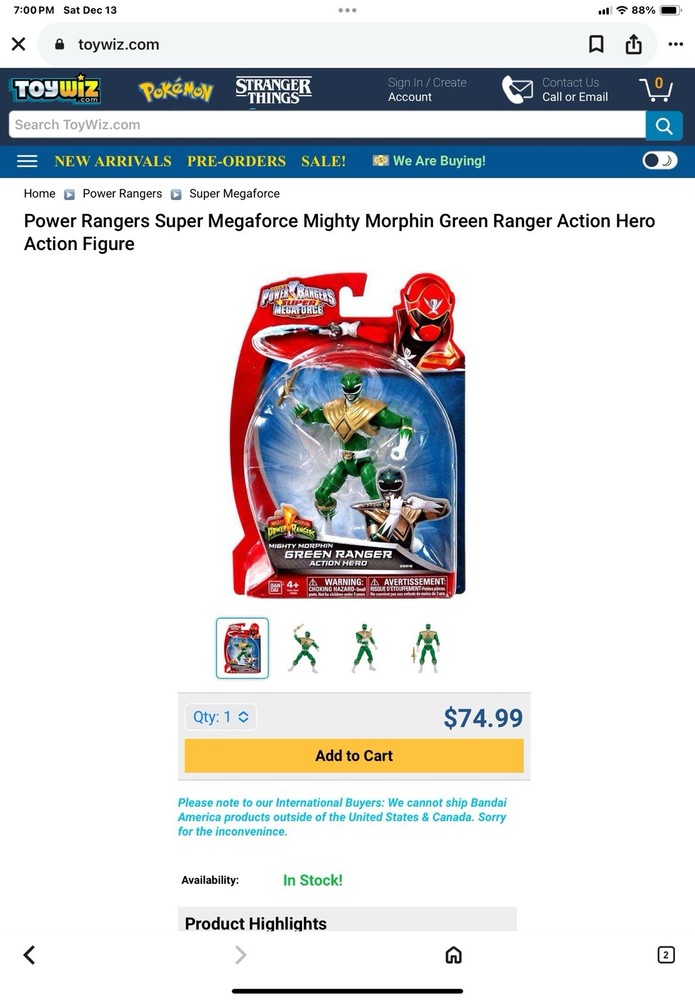 Power Ranger Green Ranger