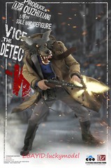 COOMODEL VC002 1/6 Can Move Crime City Detective Werewolf In Stock New