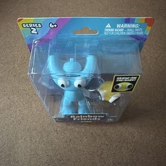 Rainbow Friends Series 2 CYAN Glow in the Dark Toy Action Figure Phat Mojo