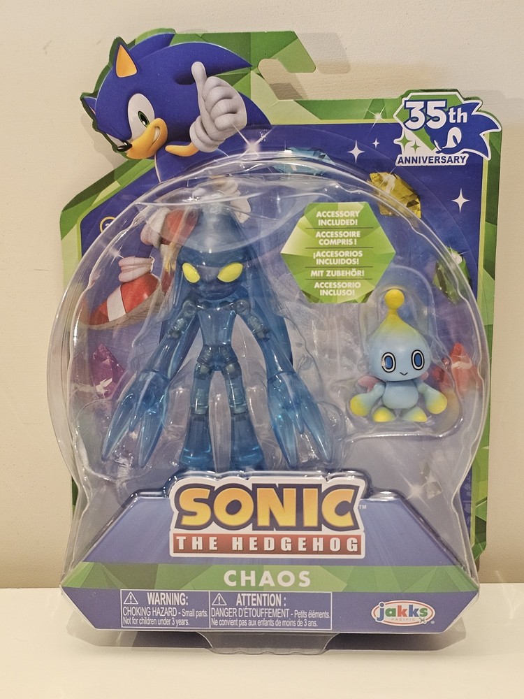 CHAOS W/ CHAO Jakks Pacific 35th Anniversary Sonic The Hedgehog 4″ Figure New!!!