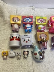 LANKYBOX Lanky Box Figures Toys Bundle Mini Figures Mystery Slap Bracelet Lot