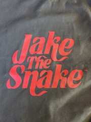 Jake the Snake Roberts Damien Snake with Bag WWF Hasbro 1991