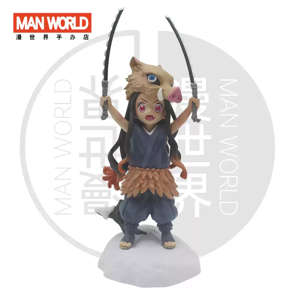 Demon Slayer Kamado Nezuko & Inosuke PVC Action Figures Model Statues Cos NEW