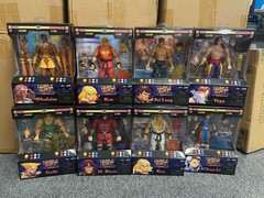 Jada Toys Ultra Street Fighter II Figures Lot of 8 Ken M Bison Guile Vega Dhalsi