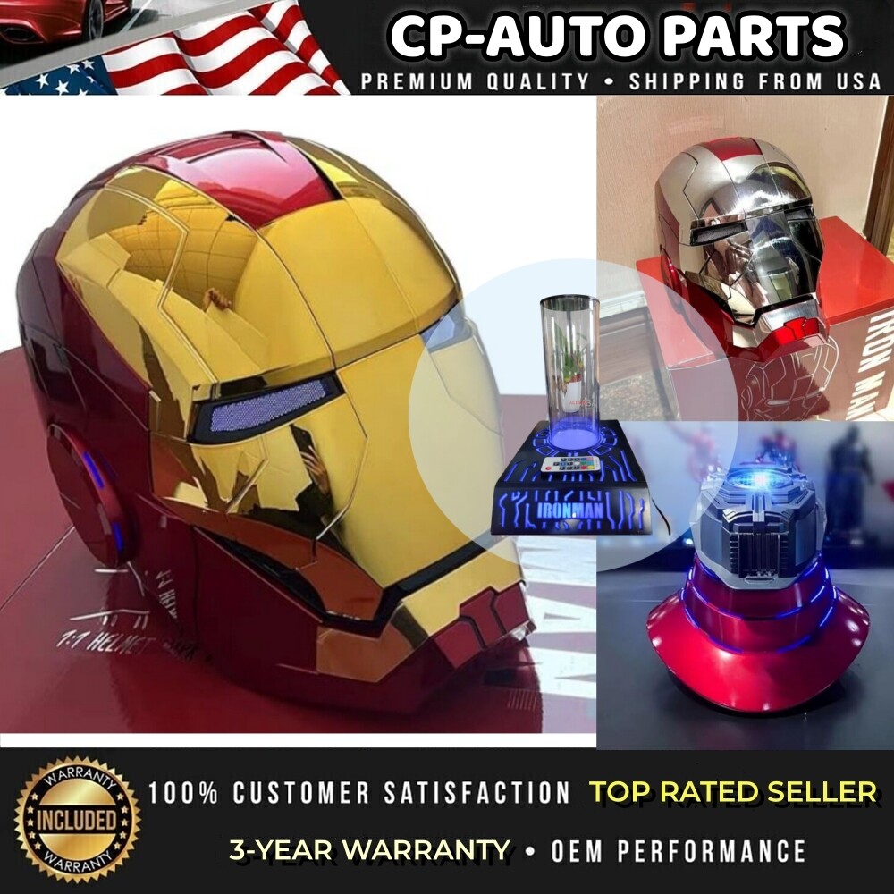Autoking Iron Man MK5 Helmet 1:1/ Stand Voice-Controlled Wearable Cosplay Prop