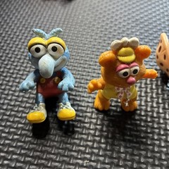 Vintage Lot 11 Pvc Figures Flintstones, The Muppets, Bugs Bunny, Garfield, ET