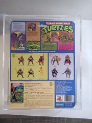 TMNT Playmate 1988 Leonardo Soft Head Series 1/10 Back Fan Club Flyer CAS 75