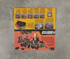 G.I. Joe Toy Advertisement Insert Checklist · Free Shipping