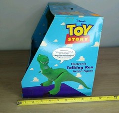 Disney TOY STORY Electronic Talking Rex 1996 Thinkway BOX Original Voice