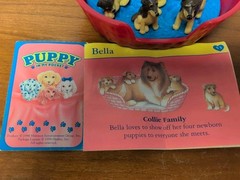 Vintage Puppy In My Pocket Collie Family Dog Bella Mom Puppies Birth Certificate